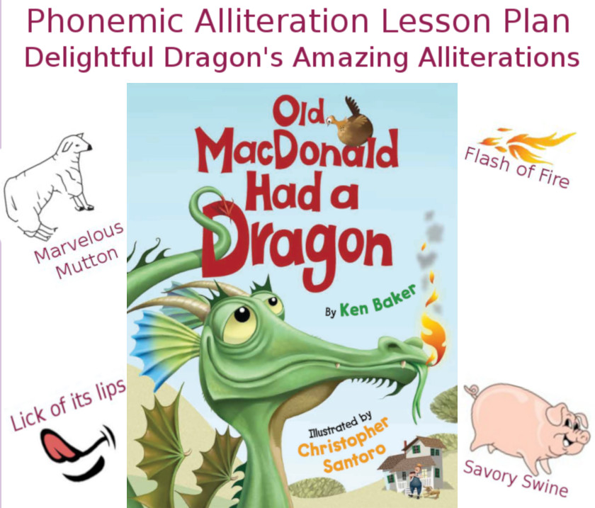 Phonemic Alliteration Lesson Plan: Delightful Dragon’s Amazing